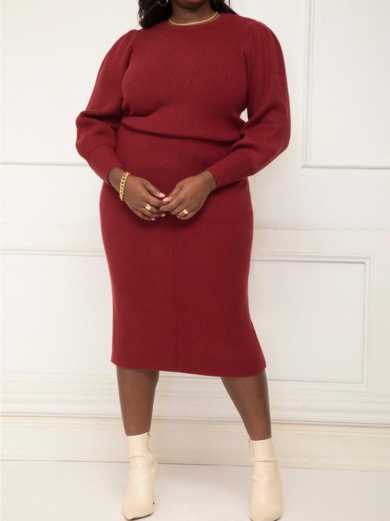 Eloquii Dresses & Skirts - Eloquii Elements Women’s Plus Pencil Sweater Skirt